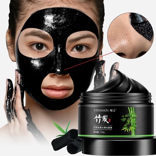 (พร้อมส่ง) Yzkmskin Mark 120g  มาร์คลอกสิวเสี้ยว ผงถ่านไม้ไผ่ มาร์ มาร์คถ่าน มาร์คหน้า สิว เสี้ยว ลอกสิวเสี้ยน