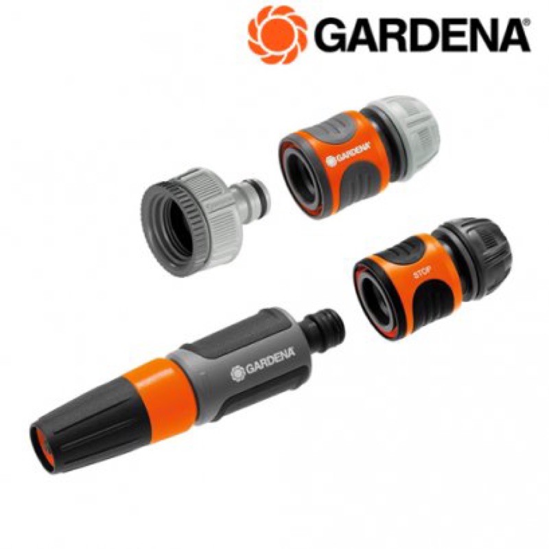 Gardena ชุดหัวฉีดน้ำพร้อมข้อต่อน้ำ