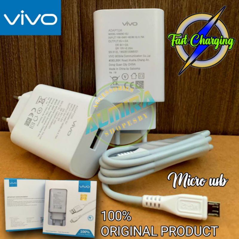VIVO MICRO FAST CHARGING CHARGER 9v 2a VIVO CHARGER v11 v9 v7 v5 v5max v3max y95 y91 y71