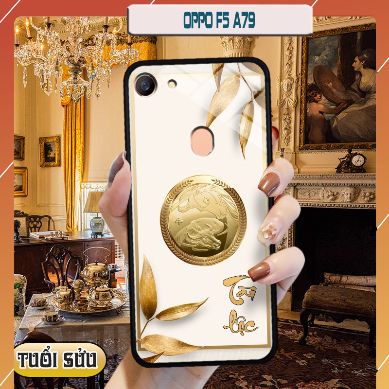 OPPO F5 / A79 12 Zodiac Animals 3D Glass Case