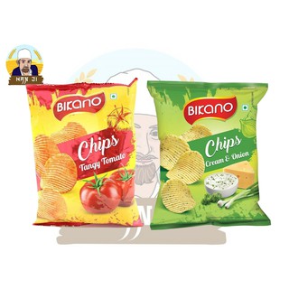 Bikano Chips มันฝรั่งอินเดีย Tangy Tomato Sour Cream Onion มะเขือเทศ ครีมหัวหอม