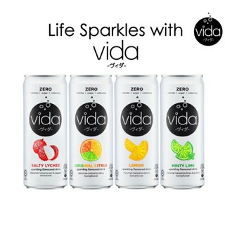 Vida Sparkling Drink (325ml x 24 Cans/1 Carton)