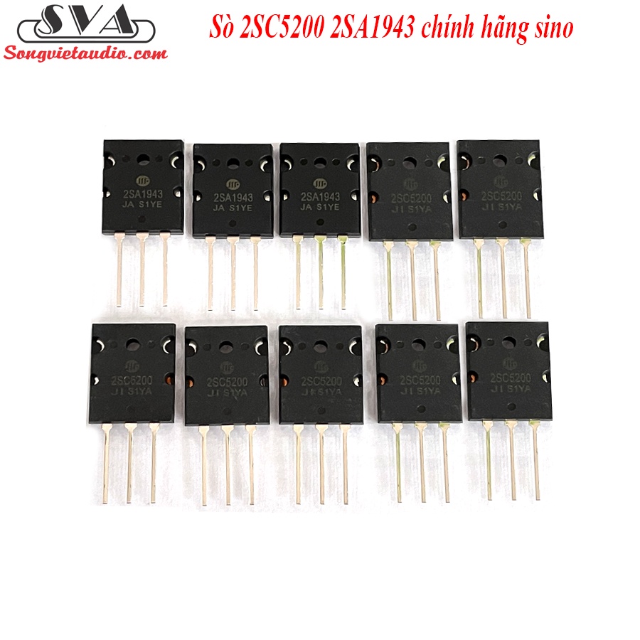 ของแท้ sino 5200/ 1943 TRANSISTOR - PAIR - ไม่รวมสกรู