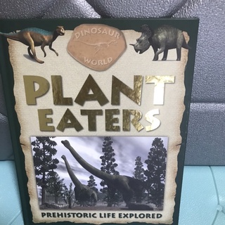 DINOSAUR WORLD PLANT EATERS หนังสือความรู้ปกแข็ง