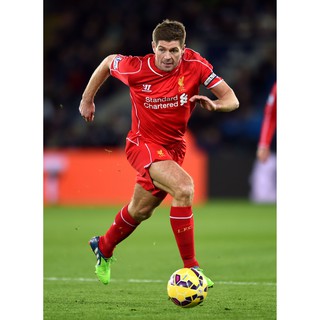 โปสเตอร์ Steven Gerrard สตีเวน เจอร์ราร์ด Liverpool ลิเวอร์พูล The Kop YNWA Poster รูปภาพ ฟุตบอล Football Legend