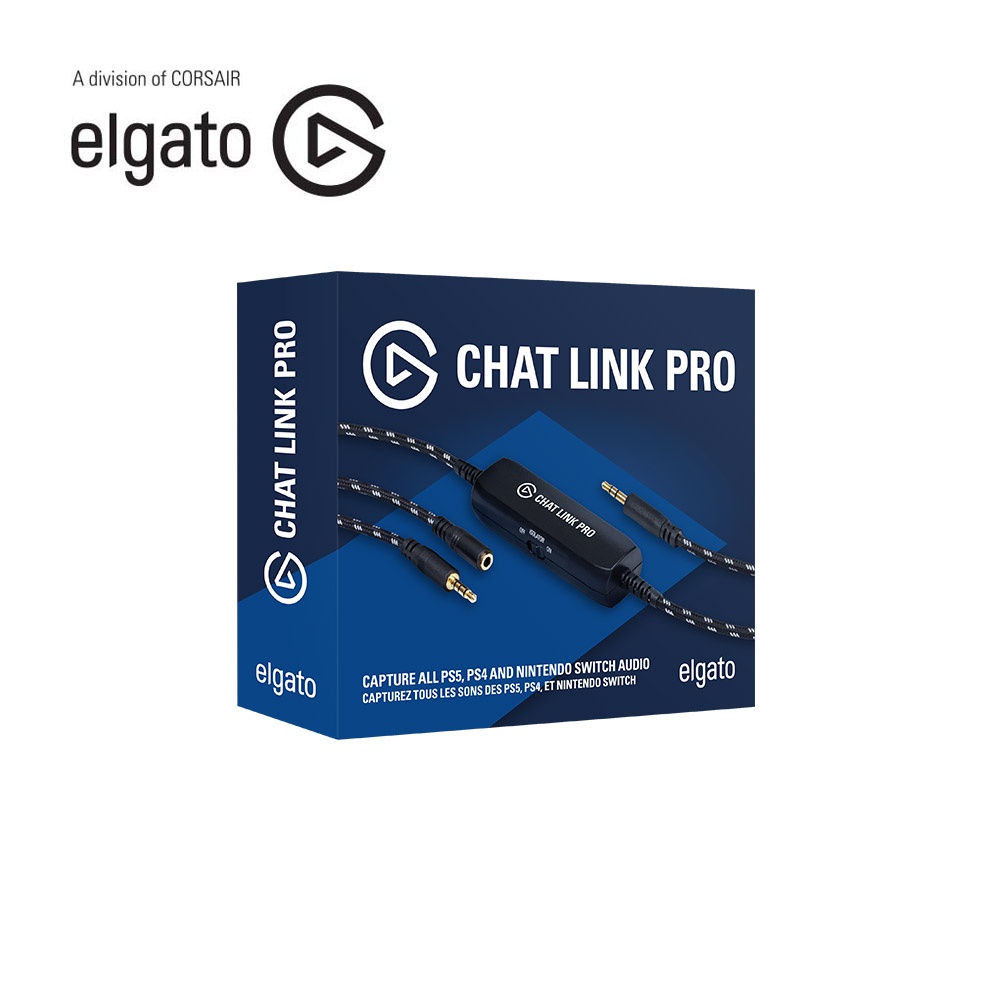 Elgato Streaming Accessories CHAT LINK PRO Capture All PS5, PS4 Or Nintendo Switch Audio