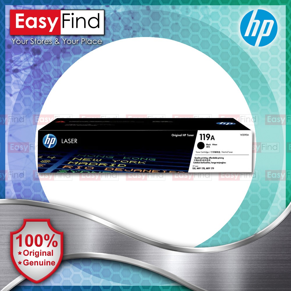 HP 119A Black / Cyan / Yellow / Magenta Original Laser Original Toner 2gti #6