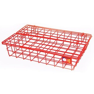 ตะกร้าเอกสารลวดเคลือบสี ฝาปิด สีแดง ออร์ก้า 88/Color Coated Wire Document Basket with Red Lid ORCA 88