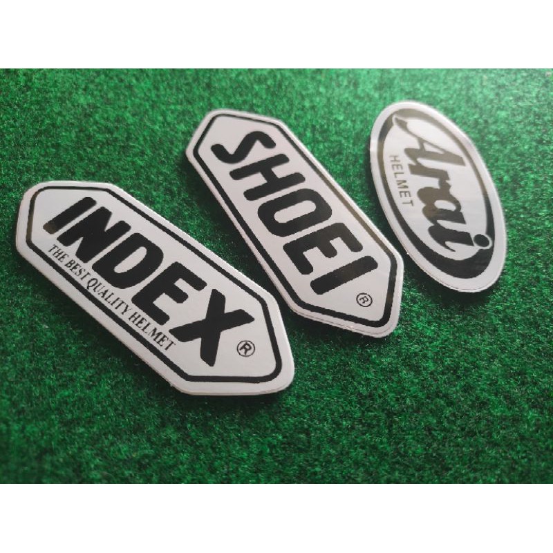 สติ๊กเกอร์โลโก้ติดหมวกกันน๊อค