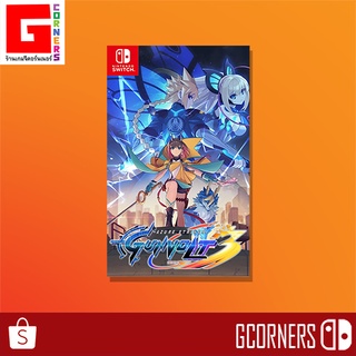 [ แถมแฟ้ม ] Nintendo Switch : เกม Azure Striker Gunvolt 3 ( ENG )