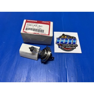 หลอดไฟหน้า 3 ขา แท้เบิกศูนย์ 12V 35/35W ใช้กับรถรุ่น Scoopy-i 2012/CBR-150 MSX(ไฟกลม) รหัส 34901-KZL-841