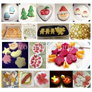 แม่พิมพ์อลูมิเนียมโลหะน่ารัก หลายรูปทรง สําหรับทําคุกกี้ บิสกิต เค้ก DIY