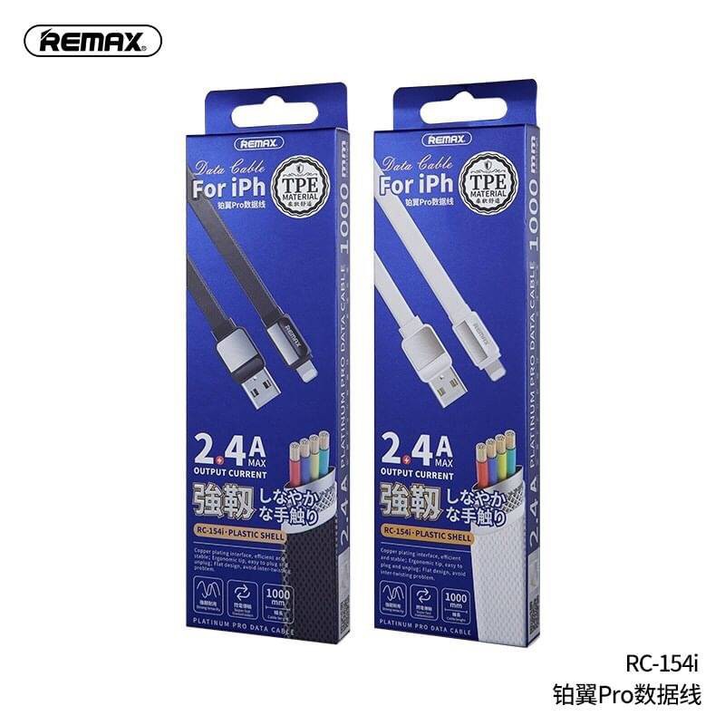 REMAX RC-154 สายชาร์จ 2.4A ชาร์เร็ว FAST CHARGING HIGH-SPEED DATA CABLE 2.4A (MAX) ของแท้100% รับประกัน1ปี