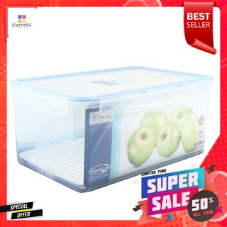 กล่องอาหารเหลี่ยม MICRON SUPER LOCK 9.4 ลิตรFOOD CONTAINER SUPER LOCK MICRON 9.4L CLEAR