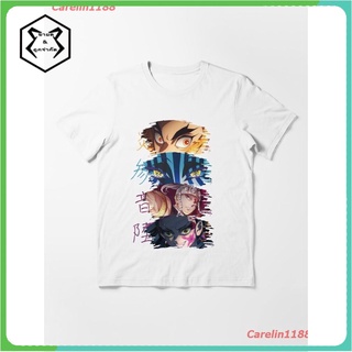 2022 Hashira Vs Demons Essential T-Shirt เสื้อยืด ดพิมพ์ลาย ดผ้าเด้ง คอกลม cotton แฟชั่น sale Unisex