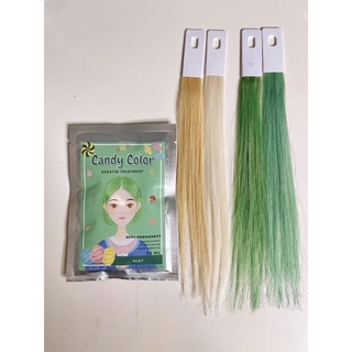 ทรีทเม้นท์เปลี่ยนสีผม  MINT - CANDY COLOR KERATIN TREATMENT (แคนดี้คัลเลอร์เคราตินทรีทเม้นท์)