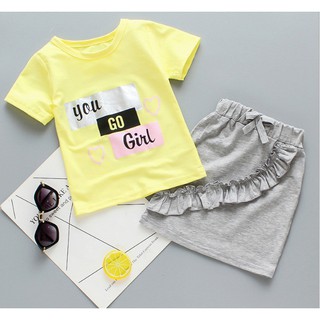 You Go Girl ชุดเสื้อพร้อมกระโปรง