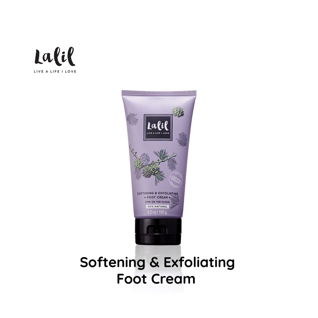 LALIL Softening & Exfoliating Foot Cream 150g (ครีมฟื้นบำรุงผิวเท้า ลดความหยาบหร้าน)