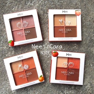 Nee Cara Mini Fruits Eyeshadow Palette 8g นีคาร่า มินิ ฟรุ๊ต อายแชโดว์ พาเลท N319