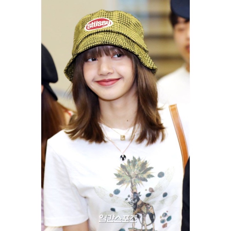 [new/แท้] หมวก stussy lola plaid knit bucket hat