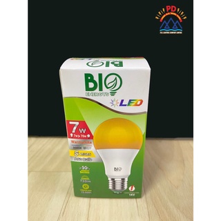 BIO-หลอด LED E27 แสงวอมไวท์