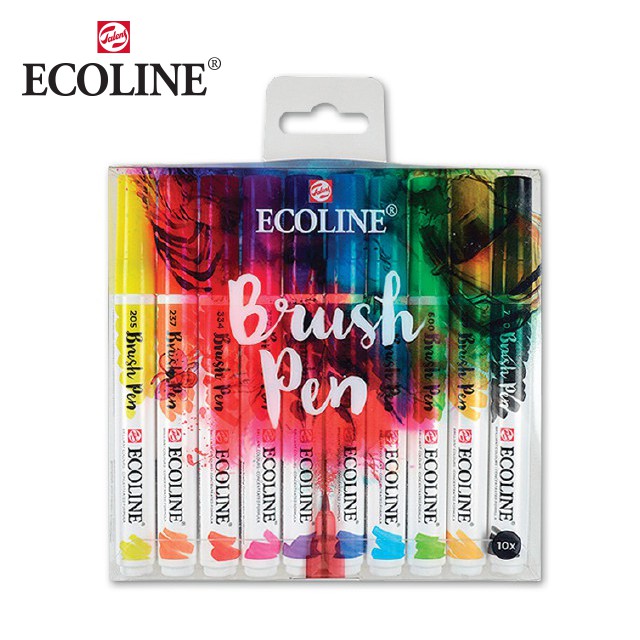 ECOLINE สีหมึกแบบแท่ง BRUSHPEN (ECOLINE BRUSHPEN SET 10)