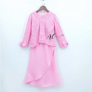 Angel Baby Baju Kurung Kids (สีชมพู)