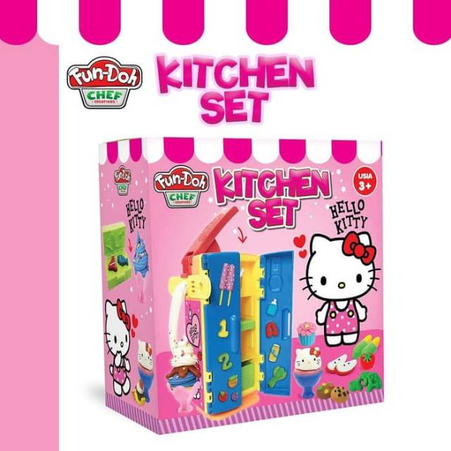 FUNDAH KITCHEN SET X HELLO KITTY CODE 28158. BPJ0706 P1