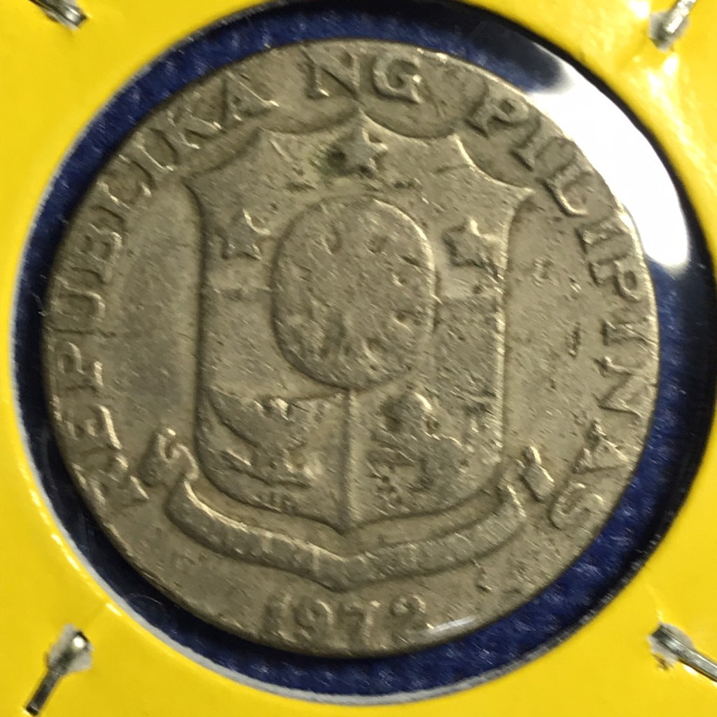 เหรียญรหัส14214 ปี1972 ฟิลิปปินส์ 50 SENTIMOS เหรียญต่างประเทศ เหรียญสะสม เหรียญหายาก