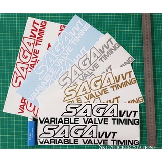 Saga vvt สติกเกอร์ตัดประตูรถยนต์ 2 ชิ้น = 1 ชุด