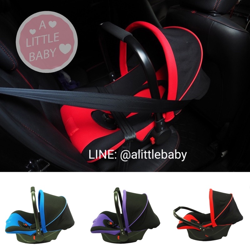 Carseat เด็กอ่อน รุ่น:T480 สำหรับเด็กแรกเกิด -15 เดือน ปรับระดับการหิ้วได้ หิ้วได้ โยกได้ ใช้ในรถยนต์