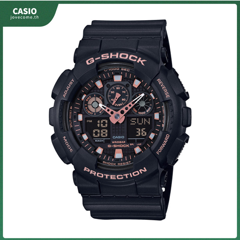 Casio G-Shock นาฬิกาผู้ชาย นาฬิกาแฟชั่น นาฬิกากีฬา มีกล่อง GA-100GBX-1A4