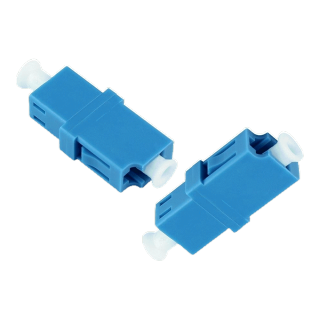 ตัวต่อกลางสายไฟเบอร์ LC To LC (Simplex) 1 ชิ้น