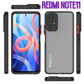 Redmi Note11/11Sตรงรุ่น(พร้​อมส่งในไทย)เคสขอบนิ่มหลังแข็งขุ่นคลุมกล้องRedmi Note11Pro/Redmi note11Pro Plus/Poco M4Pro 5G