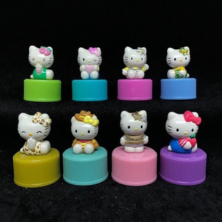 ฝาขวดน้ำคิตตี้ ซานริโอ Sanrio Hello Kitty Bottle Cap (Set of 8)