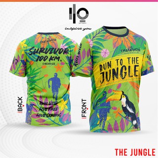 เสื้อวิ่ง THAIATHON THE JUNGLE นกเงือก (มีของแถม)