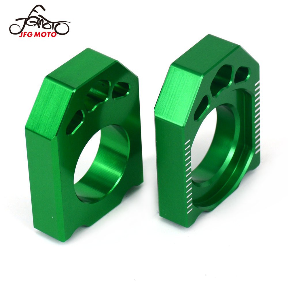 ตัวปรับโซ่บล็อกเพลา CNC สำหรับรถ KX125/250 ปี2003-2008 KX250F 2004-2016 KX450F 2006-2016 KLX450R 2008-2015 อะไหล่รถแข่งมอเตอร์ครอส ราคา ถูกที่สุด ดีลบีเคเค แกลเลอรีภาพที่ 4