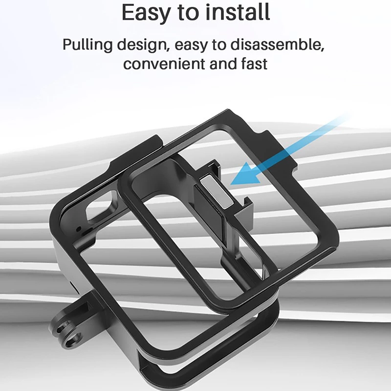 RUIGPRO Metal Case for GoPro Hero 8 with Cold-Shoe Mount เคสโลหะกันกระแทก สำหรับกล้องแอคชั่นแคม GoPro Hero 8 thumbnail 7
