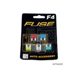 Fuse ฟิวส์รถยนต์ mini ขนาดกลาง แบบรวมค่า