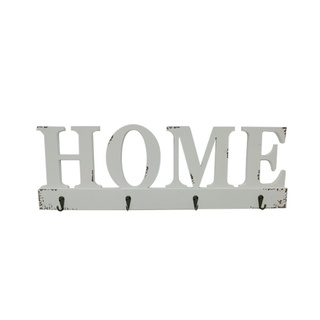 🔥สินค้าขายดี!! ขอแขวนติดผนัง K&amp;H คาซ่าโฮม Home XC123L#171101 20X59.8X4.3CM สีขาว Wall Hooks &amp; Hangers