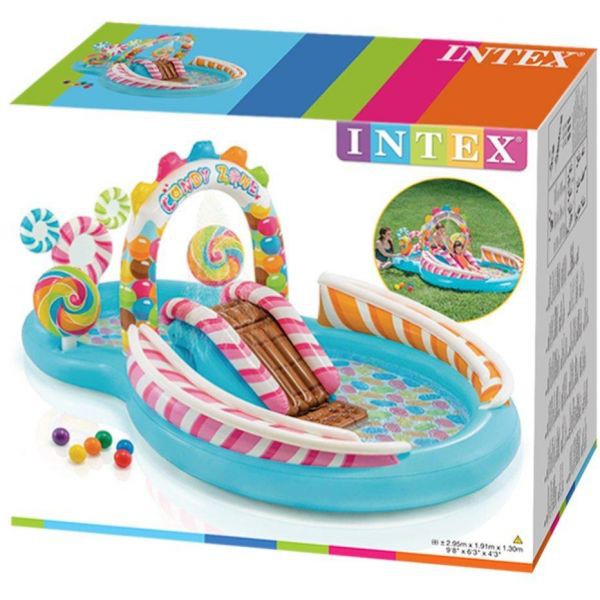 Intex สระว่ายน้ำ Candy Zone Inflatable Play Center (900987)