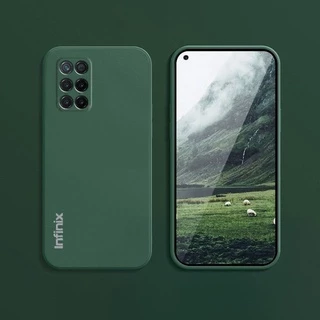 [คลังสินค้าพร้อม] [คลังสินค้าพร้อม] Candy TPU Murah Casing infinix Note 10 Pro/infinix Note 8/infinix Note 10 Case Square Soft Silicagel Cover