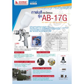 กาพ่นสีกระป๋องบนรุ่น AB-17G