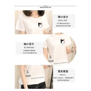 เสื้อแฟชั่นผู้หญิง แขนสั้น สไตล์เกาหลี สวมใส่สบาย