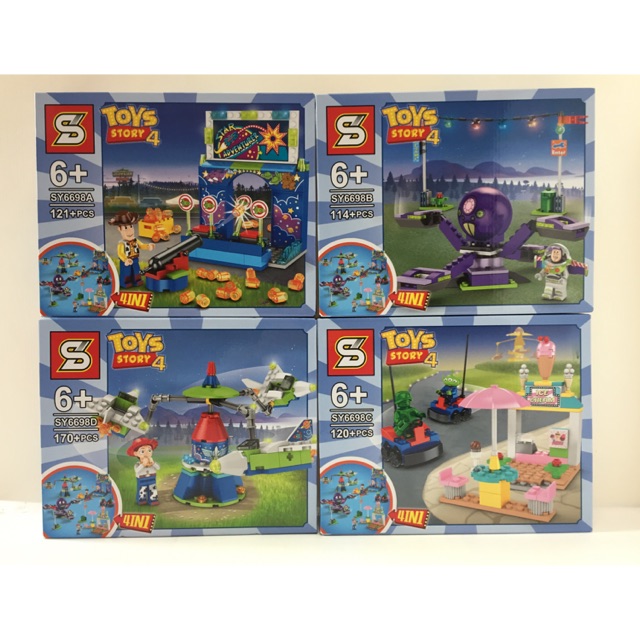 ตัวต่อ เลโก้ Toy story 4 ชุด 4 กล่อง Lego Toy story 4