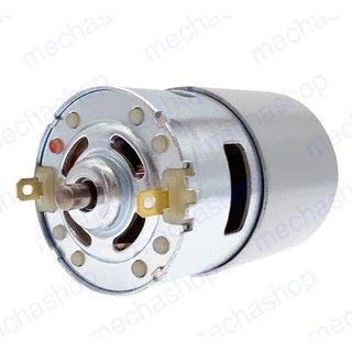 ดีซีมอเตอร์ความเร็วสูง มอเตอร์ไฟฟ้า DC Motor 24V double Ball Bearing 3000/4500/6000/10000/15000rpm