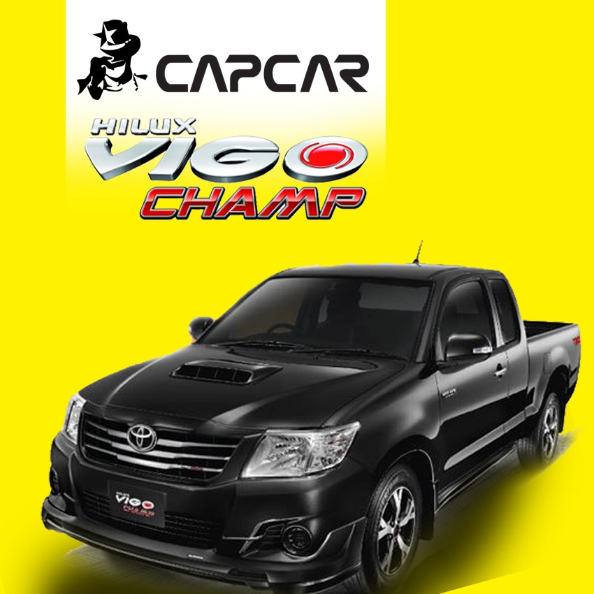 ผ้าใบปิดกระบะ Capcar รุ่น Toyota vigo แค็บ 2 ประตู