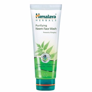 ((ป้องกันสิว) Himalaya Neem Face Wash 100g. สำหรับรักษาสิว