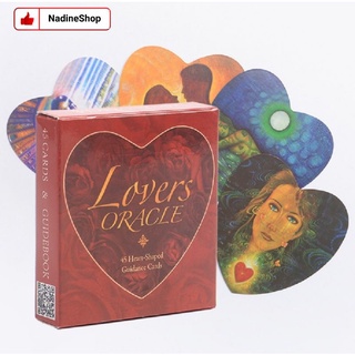 Couple love oracle card Love oracle ไพ่ออราเคิล ไพ่ออราเคิลความรักรูปหัวใจ/ไพ่ออราเคิล heart-shaped English card