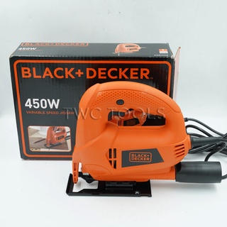 BLACK&amp;DECKER เครื่องเลื่อยจิ๊กซอร์ JIGSAW 450วัตต์ KS600E